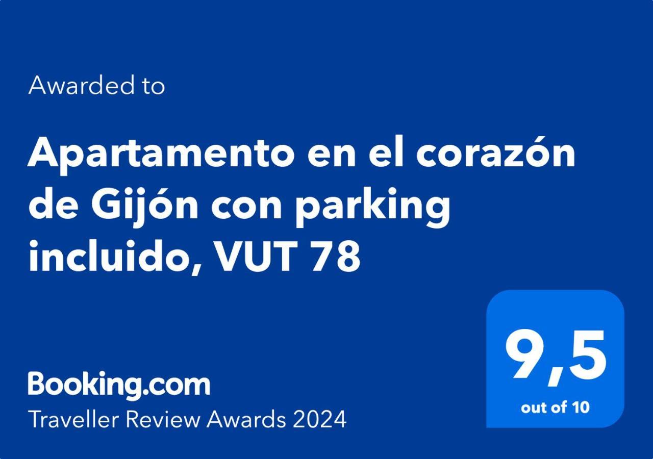 Apartamento En El Corazon De Gijon Con Parking Incluido, Vut 78 ภายนอก รูปภาพ